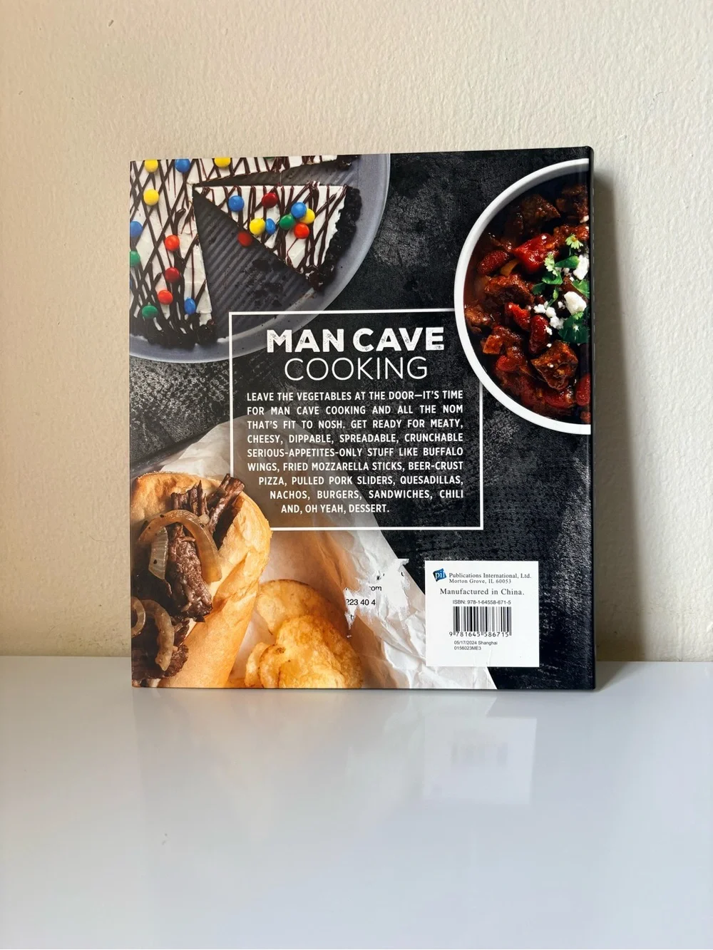Man Cave Cooking Hardcover Cookbook | Grilling, BBQ & Comfort Food Recipes